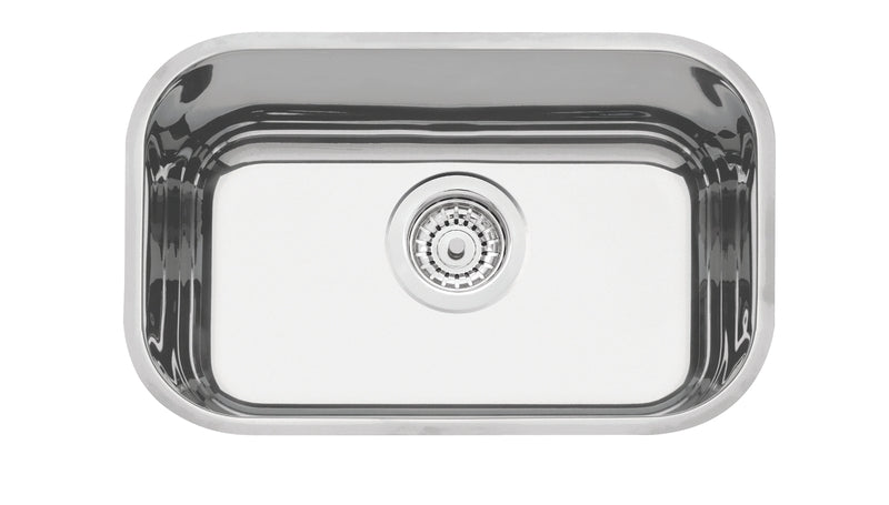 Cubeta de empotrar en acero inoxidable alto brillo 47×30 cm