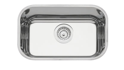 Cubeta de empotrar en acero inoxidable alto brillo 47×30 cm