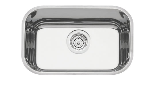 Cubeta de empotrar en acero inoxidable alto brillo 47×30 cm