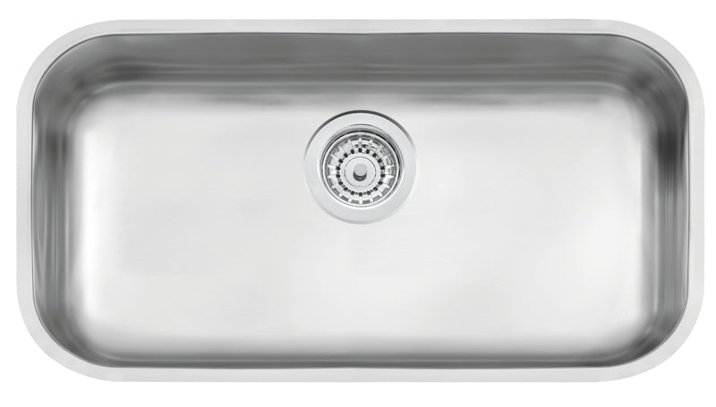 Cubeta de empotrar en acero inoxidable satinado 56×34 cm