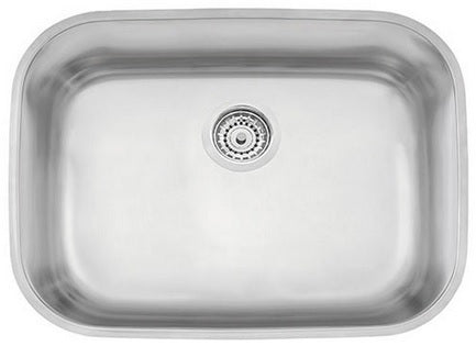 Cubeta de empotrar en acero inoxidable satinado 48×34 cm