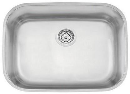Cubeta de empotrar en acero inoxidable satinado 48×34 cm