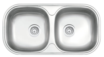 Cubeta en acero inoxidable satinado 78×40 cm