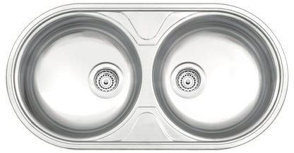 Cubeta en acero inoxidable satinado 84×44 cm