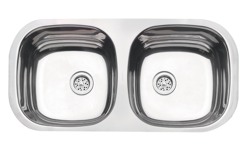 Cubeta en acero inoxidable pulido 72×34 cm valvula 3″ tapon de goma