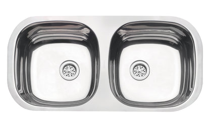 Cubeta en acero inoxidable pulido 72×34 cm valvula 3″ tapon de goma