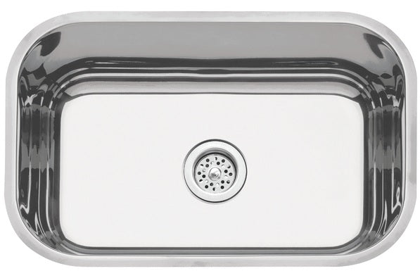 Cubeta de empotrar en acero inoxidable pulido 47×30 cm