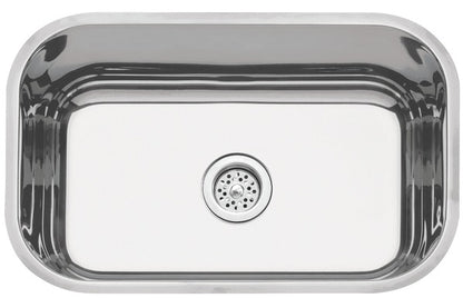 Cubeta de empotrar en acero inoxidable pulido 47×30 cm