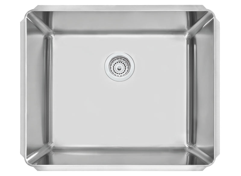 Cubeta professional de empotrar en acero inoxidable 60×50 cm