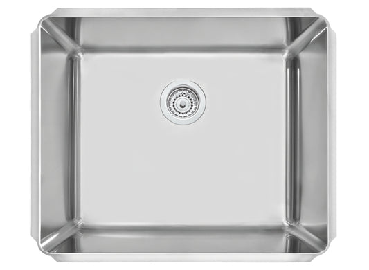 Cubeta professional de empotrar en acero inoxidable 60×50 cm