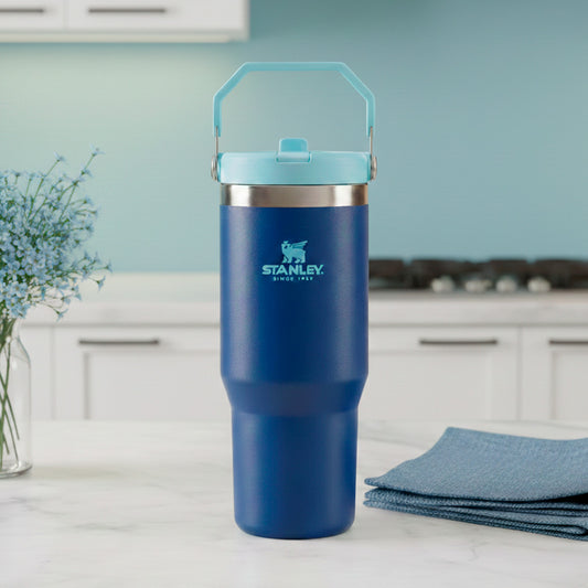 VASO STANLEY FLIP STRAW TUMBLER 20 OZ LAPIZ