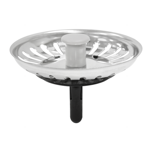 Tapa de válvula Tramontina Económica para piletas y cubas de 4 1/2″ de acero inoxidable y polipropileno