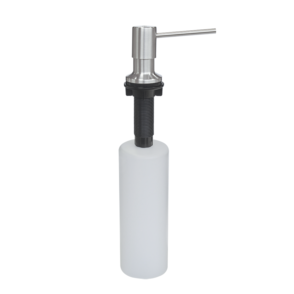 Dispensador de jabón Tramontina de acero inoxidable con recipiente plástico 500 ml