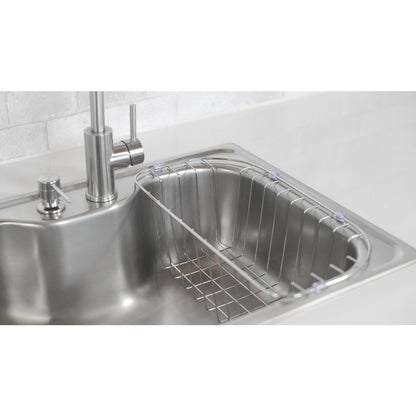 Cesto alambrado en acero inoxidable para fregadero de empotrar e incrustar Morgana 60 FX