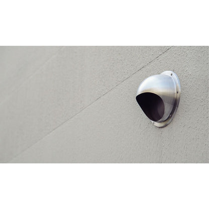 Tapa externa para salida de campanas Tramontina en acero inoxidable con malla