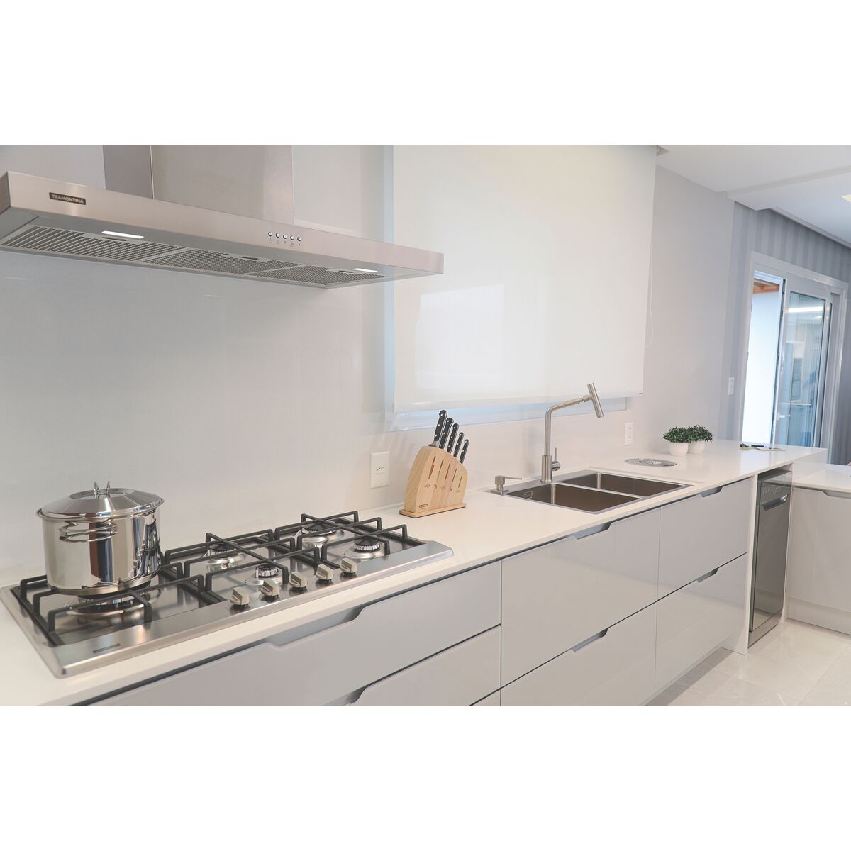 Campana extractora de pared Tramontina Dritta Wall 90 Split