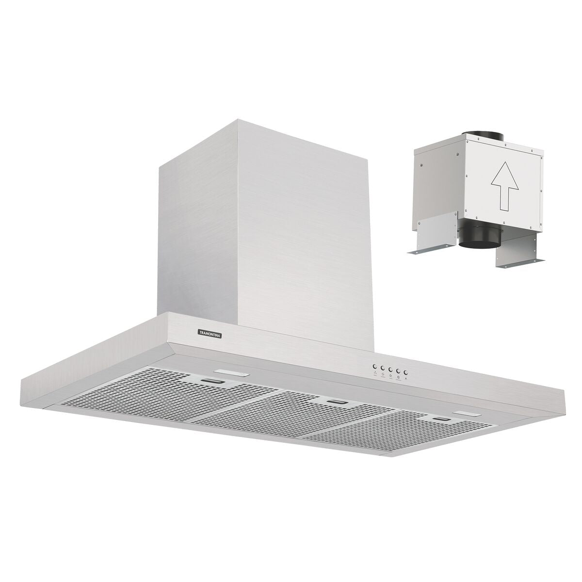 Campana extractora de pared Tramontina Dritta Wall 90 Split