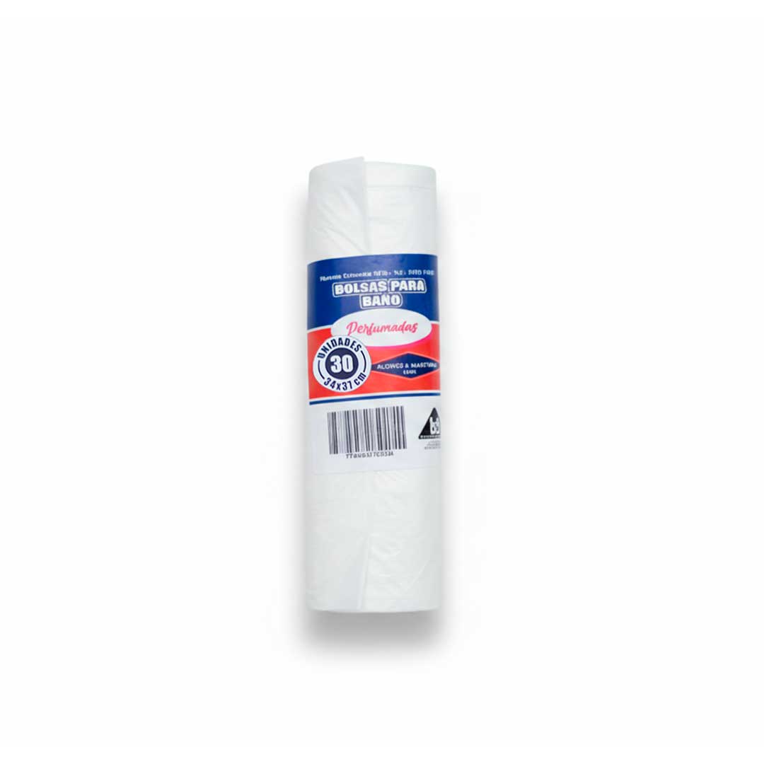 BOLSA PERFUMADA PARA BAÑO ROLLO X30 UN. 168