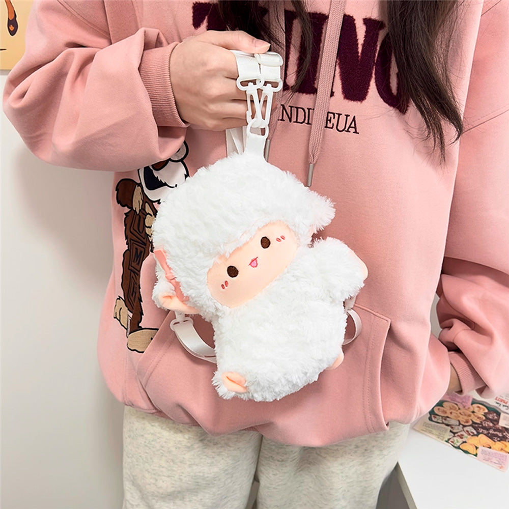 CARTERA TIPO PELUCHE OVEJA GL-80095