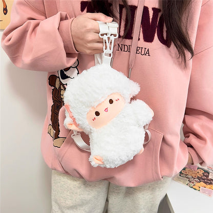 CARTERA TIPO PELUCHE OVEJA GL-80095