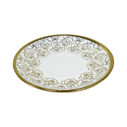 JUEGO LOZA 12PZ PARA TE DISEÑO ROSAS LH-5054