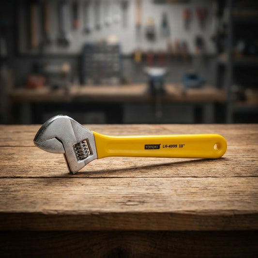 LLAVE AJUSTABLE 10″ MANGO AMARILLO TOYOKI LH-4999