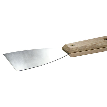 ESPATULA METALICA 3″ MANGO DE MADERA  LH-4992