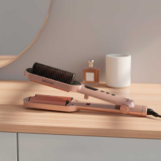 RIZADOR MODELADOR WAVER AND BRUSH KERATION
