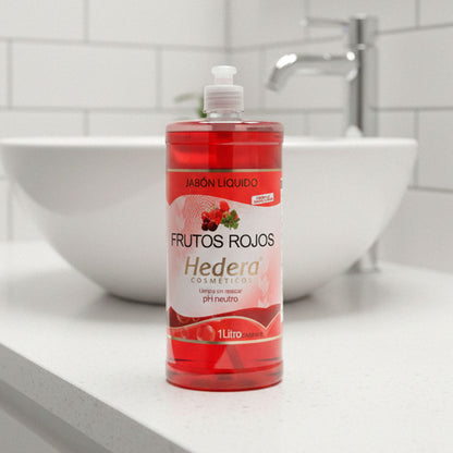 JABON LIQ.P/MANOS DIS. 1L FRUTOS ROJOS 2244