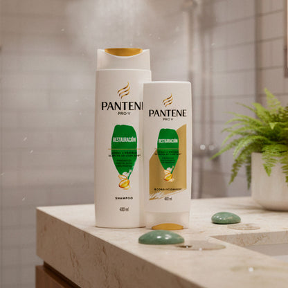 SHAMPOO 400+ACO 200 PANTENE RESTAURACIÓN 20494