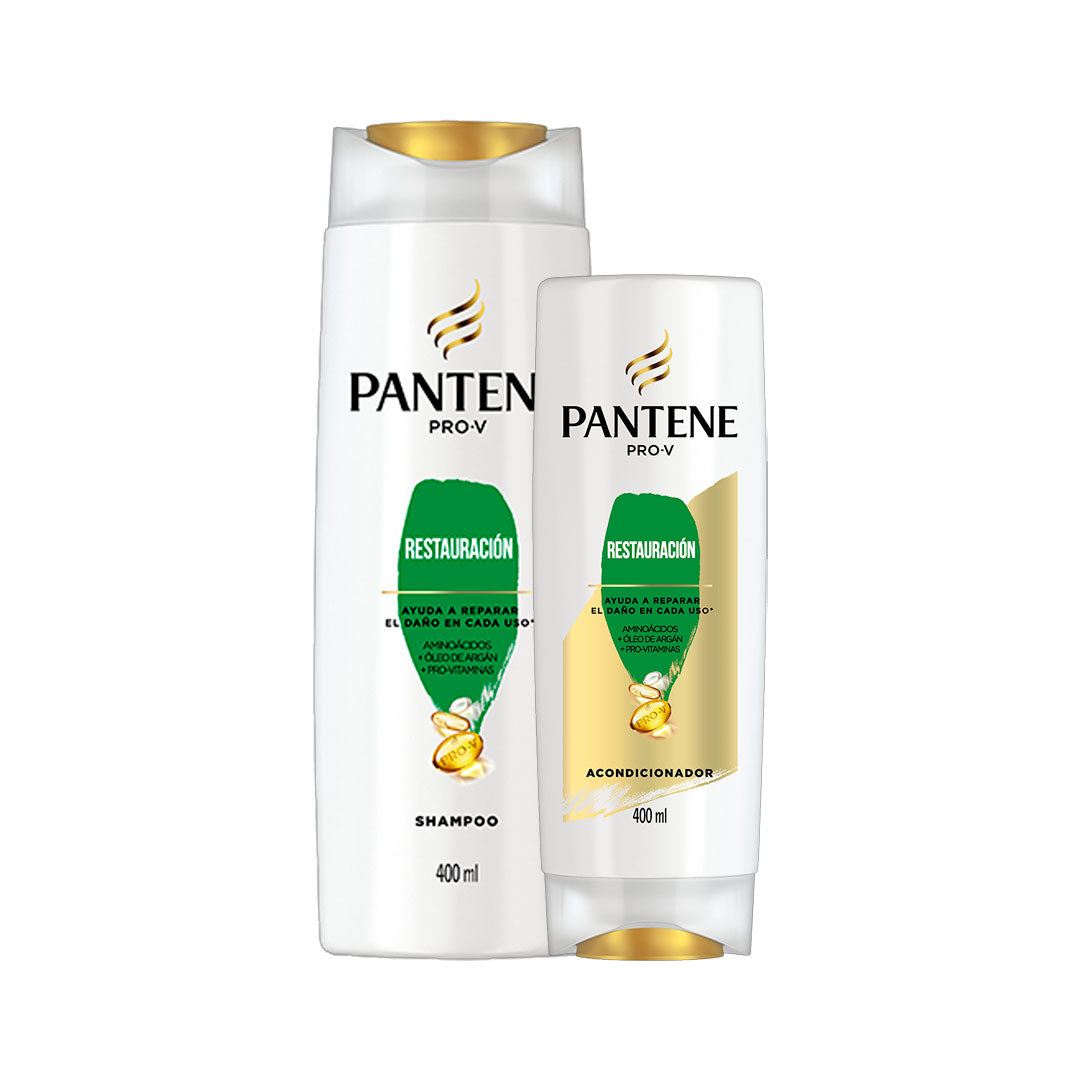 SHAMPOO 400+ACO 200 PANTENE RESTAURACIÓN 20494