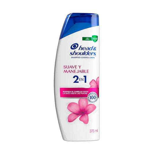 PACK 2 SHAMPOO HYS SUAVE Y MANEJABLE 375+180ML 212