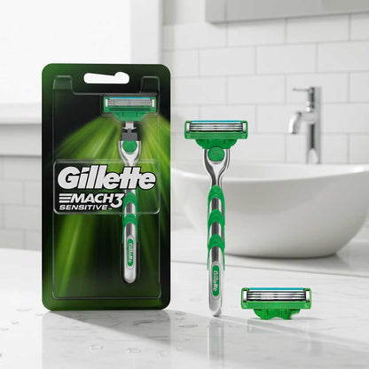 AFEITADORA MACH 3 SENSITIVE RAZOR C/1 REP. 7507494