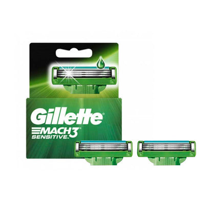 REPUESTO AFEITADORA MACH 3 SENSITIVE DISPENSER X2