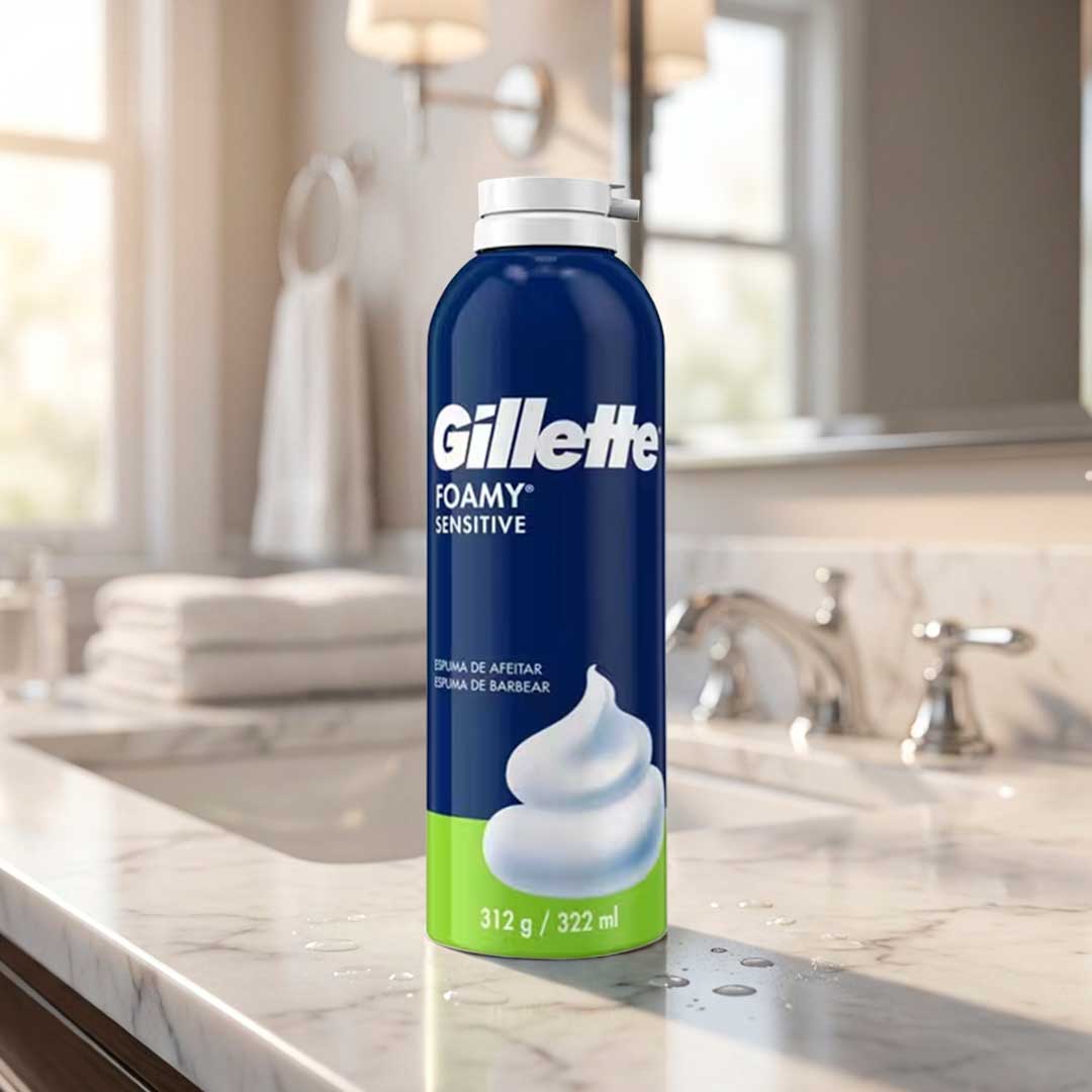 ESPUMA DE AFEITAR GILLETTE 312G PIEL SENSIBLE 8068