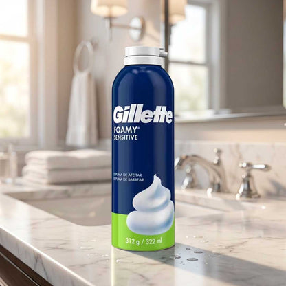 ESPUMA DE AFEITAR GILLETTE 312G PIEL SENSIBLE 8068