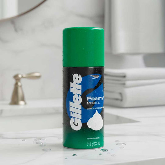 ESPUMA DE AFEITAR GILLETTE 312G MENTOL 75068450