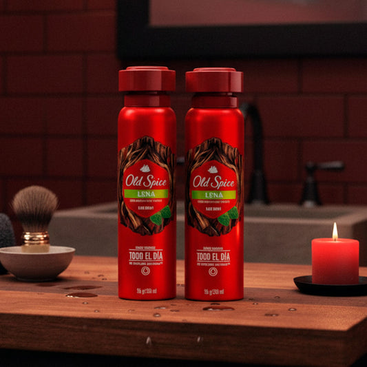 DESODORANTE AEROSOL OLD SPICE X2 LEÑA 150ML 803202