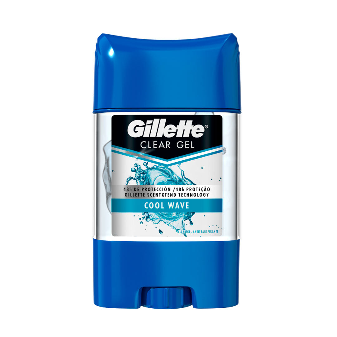 ANTITRANSPIRANTE GILLETTE CLEAR PACK X2 COOL WAVE