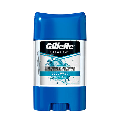 ANTITRANSPIRANTE GILLETTE CLEAR PACK X2 COOL WAVE