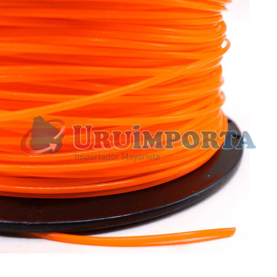 TANZA BORDEADORA REDONDA 2.4MM 200M URU 11017