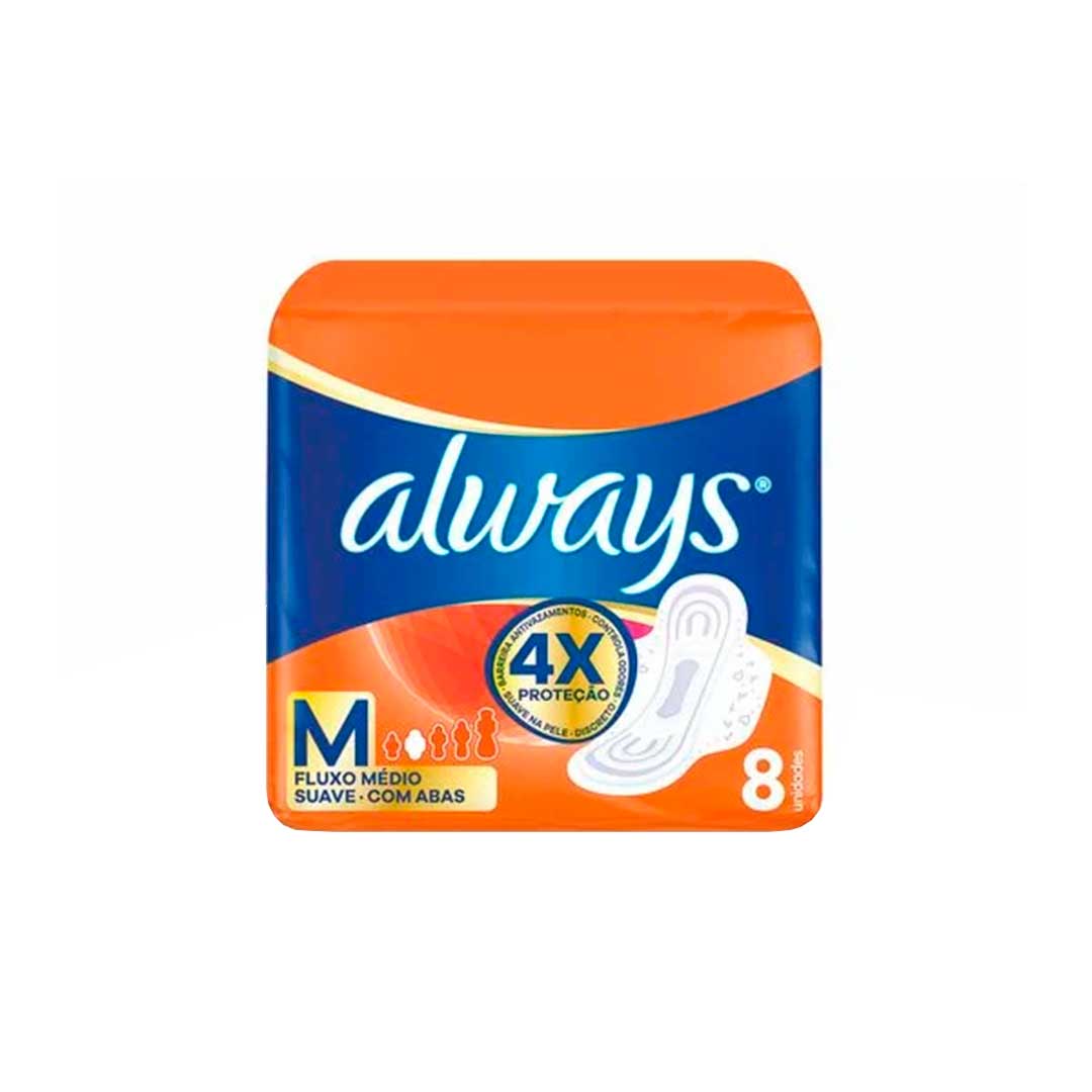 TOALLA FEM. ALWAYS MAXI DIURNA C/ALAS MED X8 80807