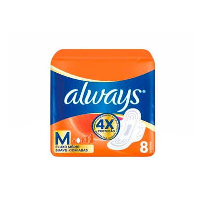 TOALLA FEM. ALWAYS MAXI DIURNA C/ALAS MED X8 80807