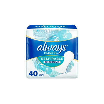 PROTECTORES DIARIOS ALWAYS LINERS X40 80750886