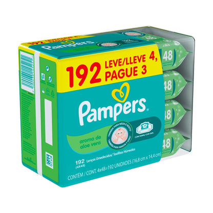 TOALLITAS PAMPERS PACK ALOE VERA X192 80328766