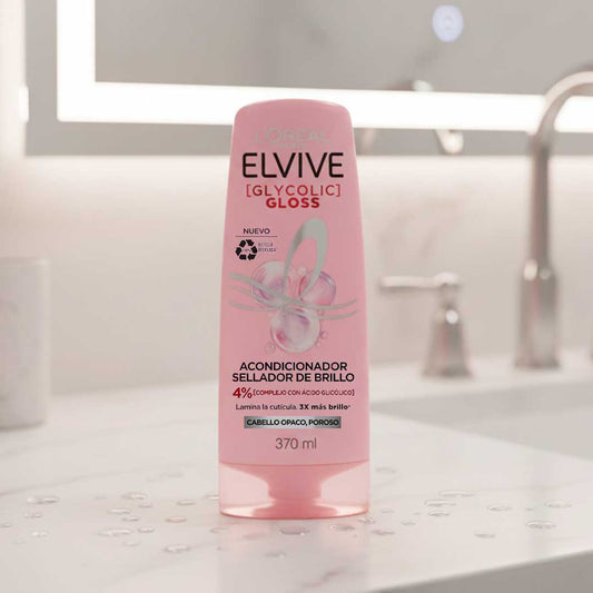 ACONDICIONADOR ELVIVE GLYCOLIC GLOSS 370ML