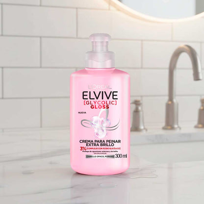 CREMA PARA PEINAR ELVIVE GLYCOLIC GLOSS 300ML