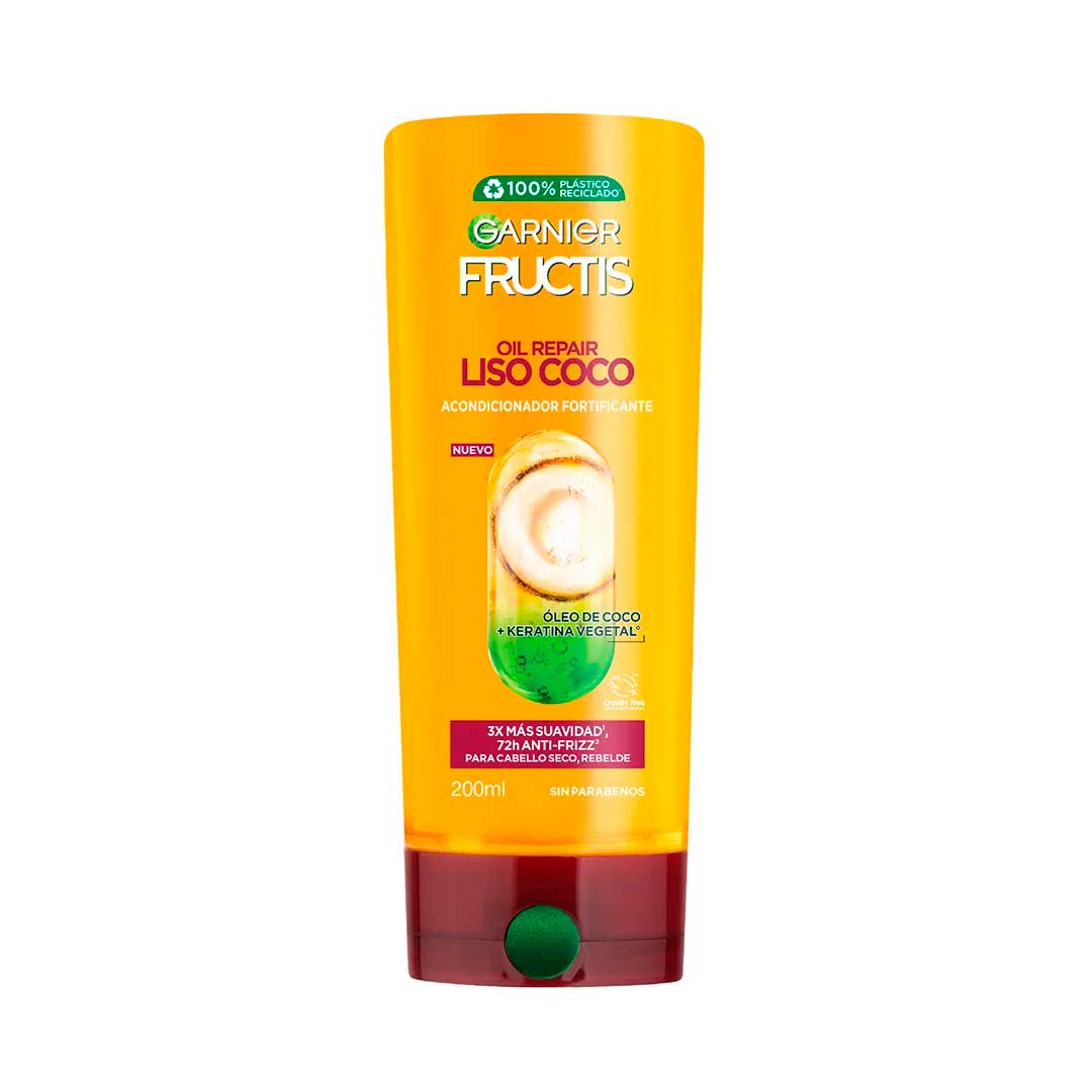 ACONDICIONADOR FRUCTIS REPARACIÓN LISO COCO 200ML