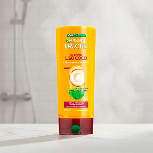 ACONDICIONADOR FRUCTIS REPARACIÓN LISO COCO 200ML