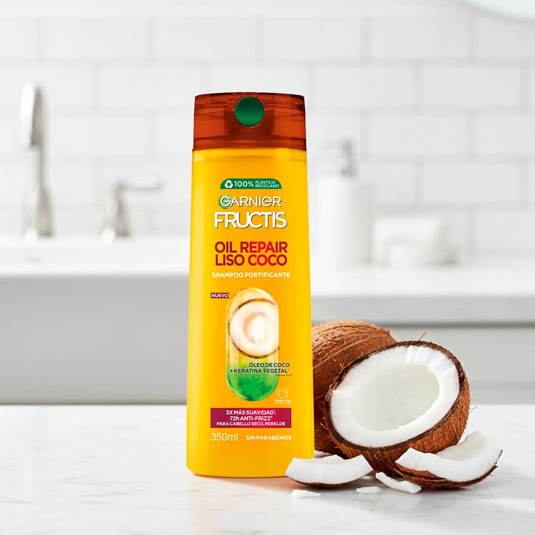 SHAMPOO FRUCTIS OIL LISO COCO 350ML